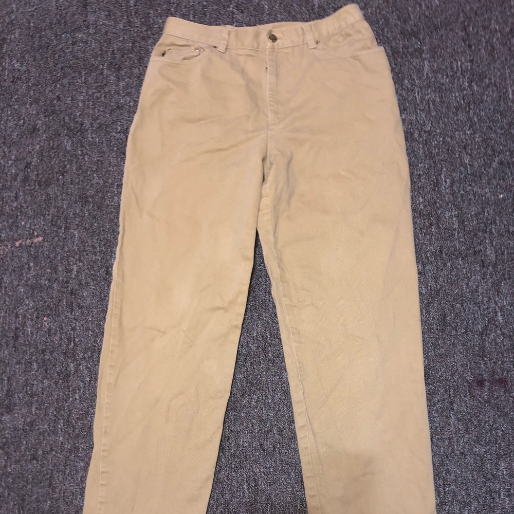 Beige jeans